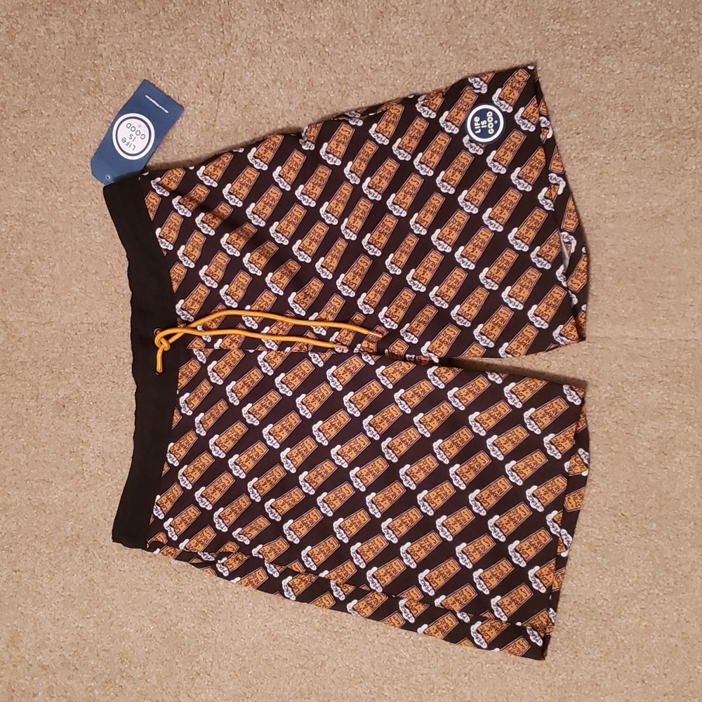 NWT Life Is Good Men's Swim Trunks